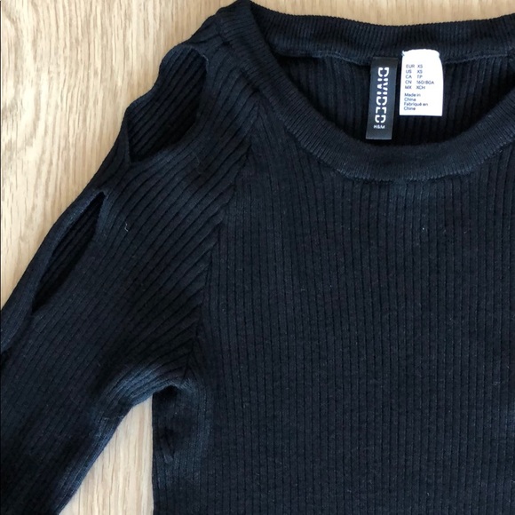 H&M Ribbed Cut Out Sweater - Picture 5 of 7